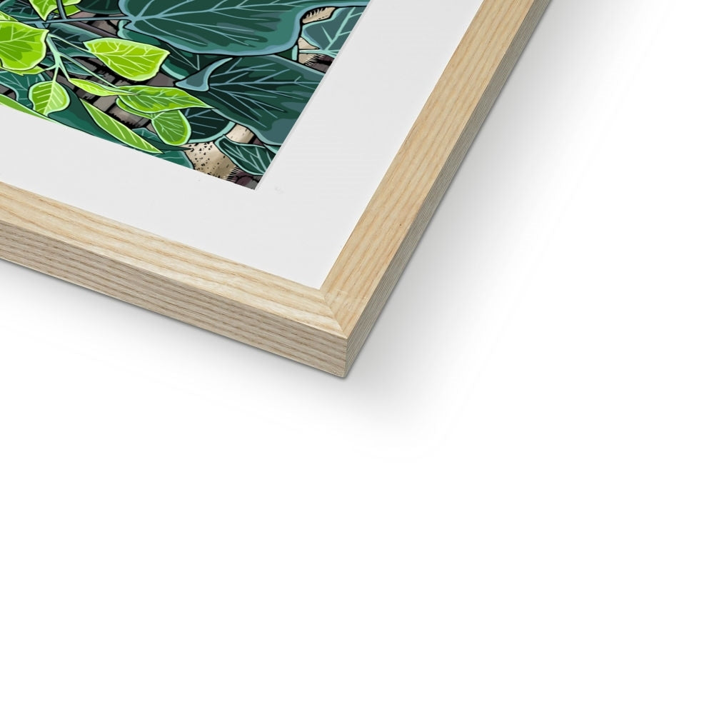 Nuthatch and Ivy Framed & Mounted Print