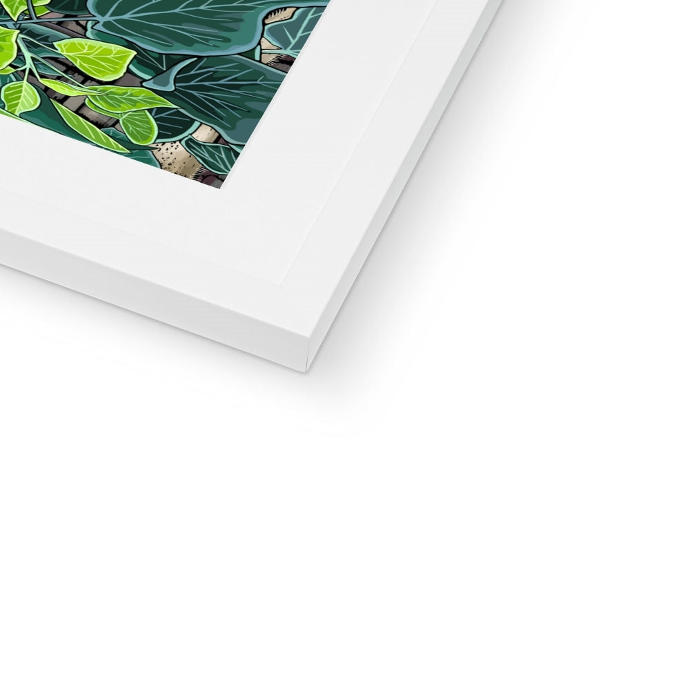 Nuthatch and Ivy Framed & Mounted Print