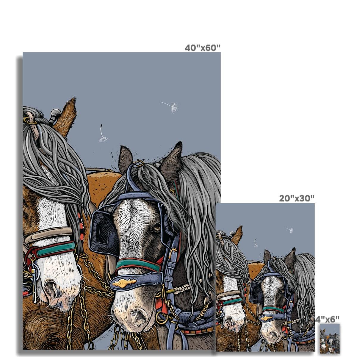 Horse Whisper - Dusk Fine Art Print - Fox & Boo