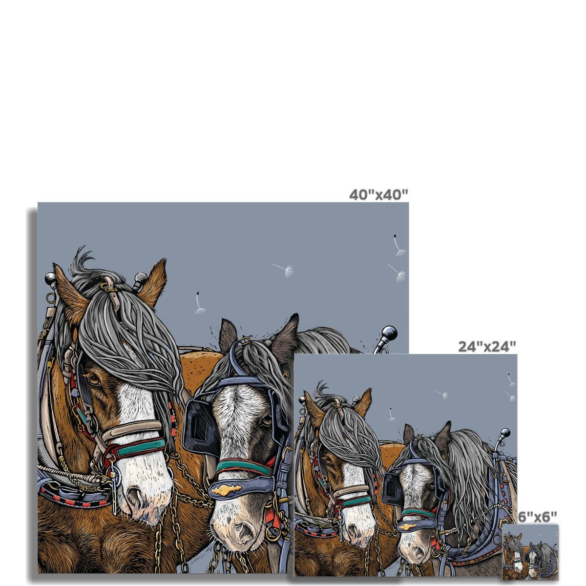 Horse Whisper - Dusk Fine Art Print - Fox & Boo