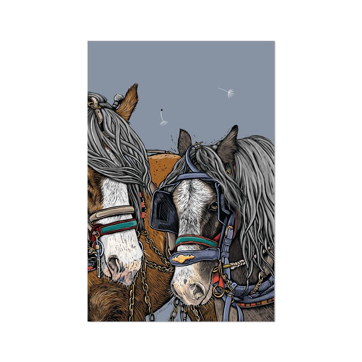 Horse Whisper - Dusk Fine Art Print - Fox & Boo