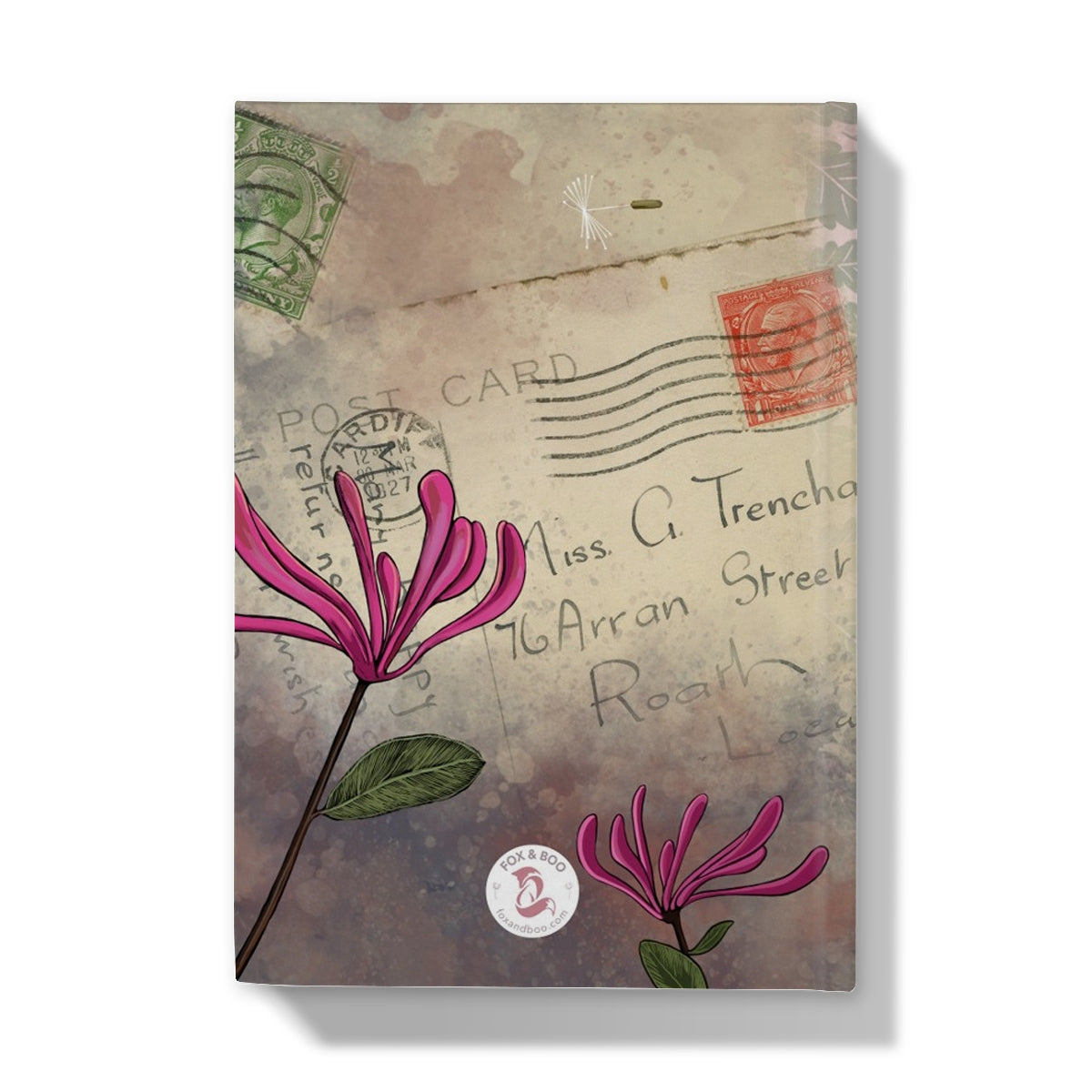 Vintage Style Bullfinch Hardback Journal