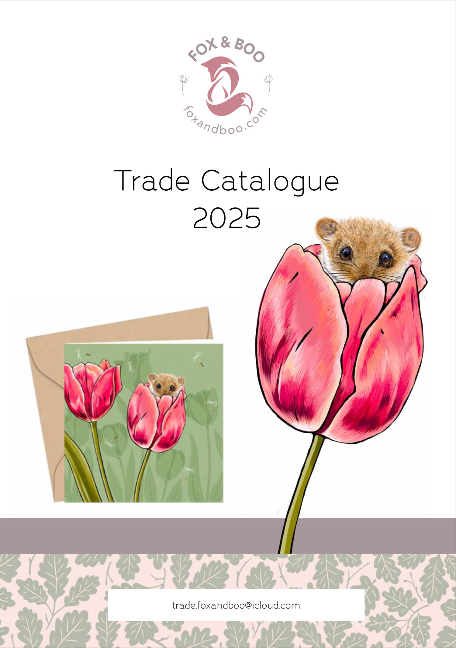 Fox and Boo trade catalogue
