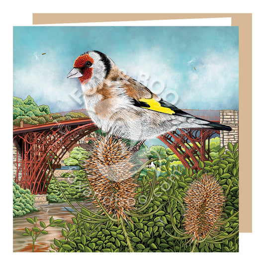 Goldfinch at Ironbridge Card