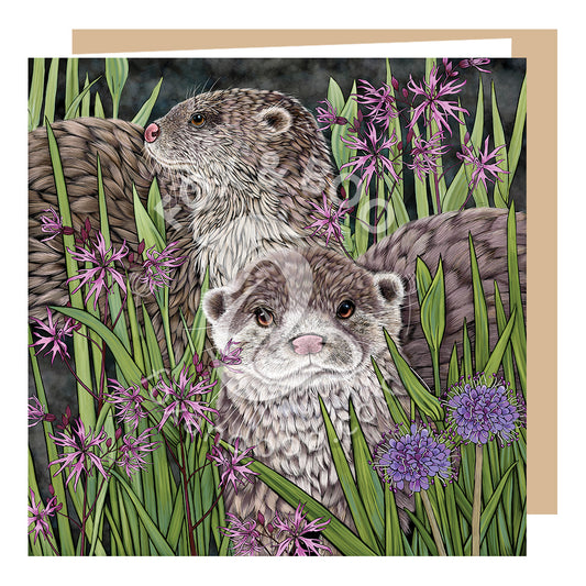 'Otterly Adorable' Otter Card