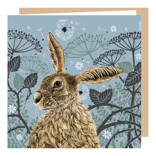 Decorative Hare Card